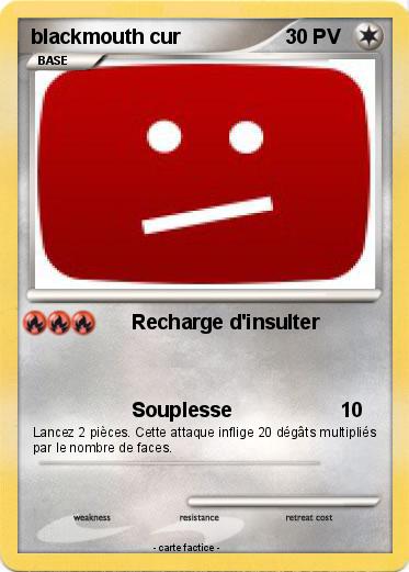 Pokemon blackmouth cur