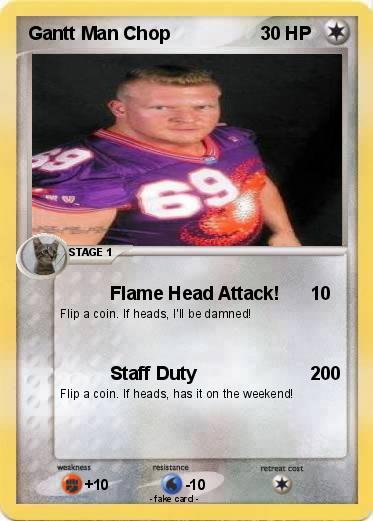 Pokemon Gantt Man Chop