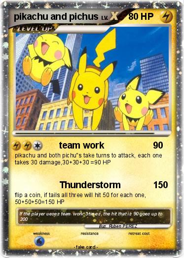 Pokemon pikachu and pichus