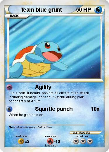 Pokemon Team blue grunt