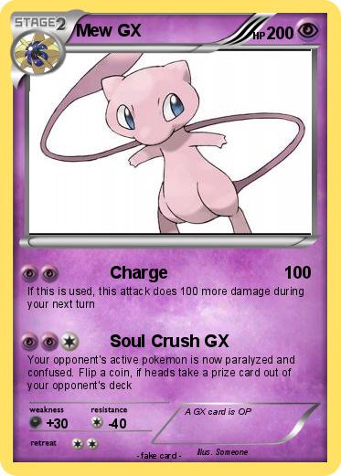 Pokemon Mew GX