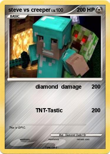 Pokemon steve vs creeper