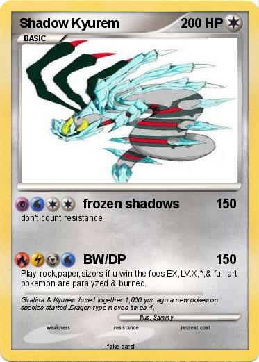 Pokemon Shadow Kyurem