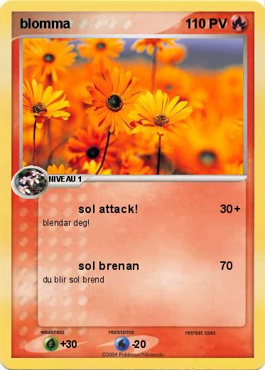 Pokemon blomma