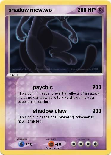 Pokemon shadow mewtwo