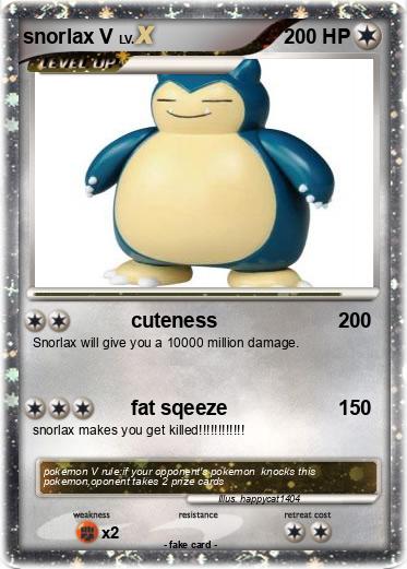 Pokemon snorlax V
