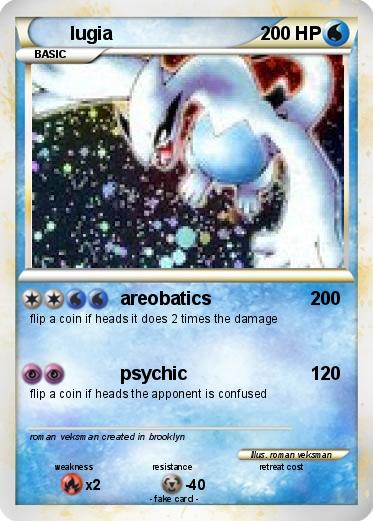 Pokemon lugia