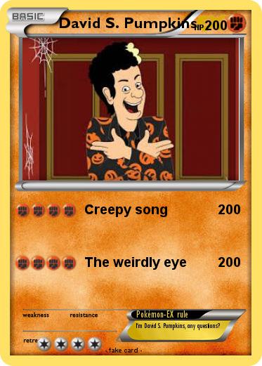 Pokemon David S. Pumpkins