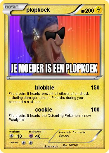 Pokemon plopkoek