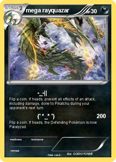 Pokemon mega rayquazar