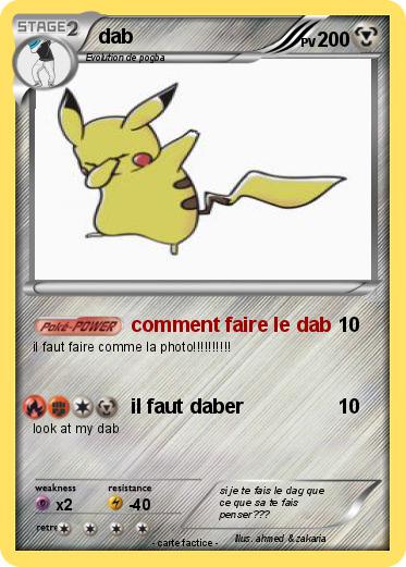 Pokemon dab