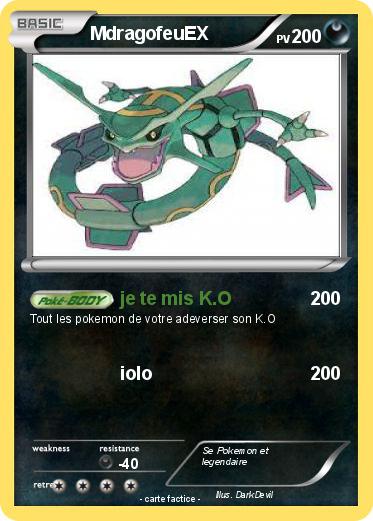 Pokemon MdragofeuEX