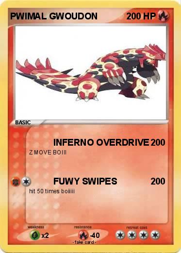 Pokemon PWIMAL GWOUDON