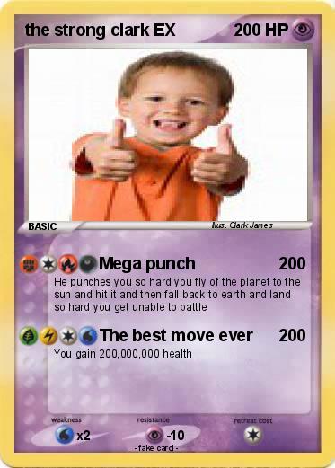 Pokemon the strong clark EX