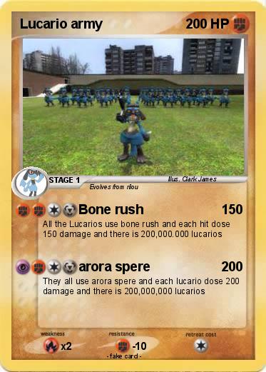 Pokemon Lucario army