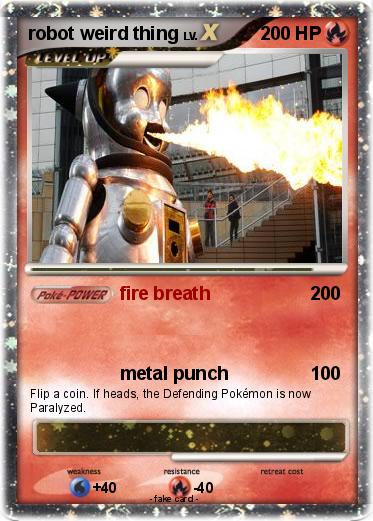 Pokemon robot weird thing