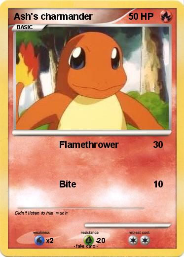 Pokemon Ash's charmander