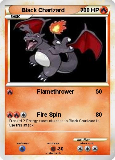 Pokemon Black Charizard