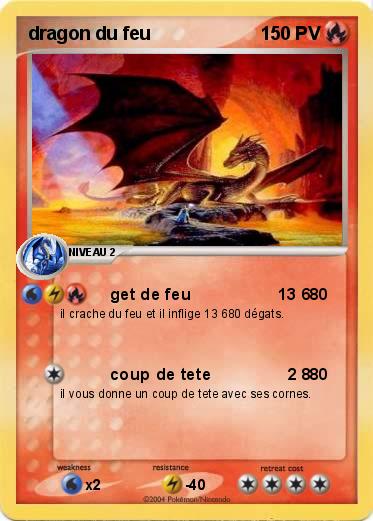 Pokemon dragon du feu