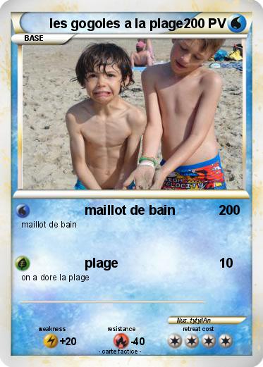 Pokemon les gogoles a la plage