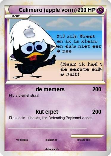 Pokemon Calimero (apple vorm)