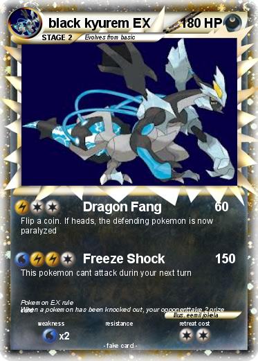 Pokemon black kyurem EX