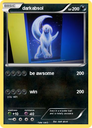 Pokemon darkabsol