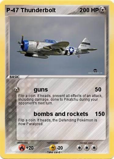 Pokemon P-47 Thunderbolt