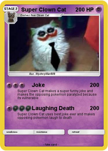Pokemon Super Clown Cat