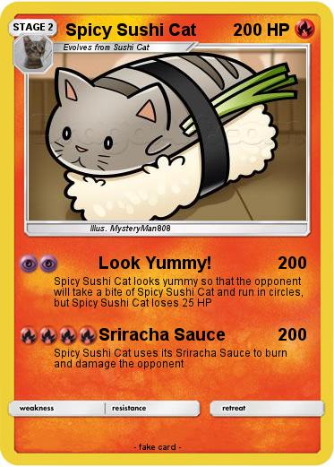 Pokemon Spicy Sushi Cat