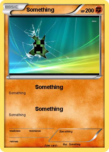 Pokemon Something