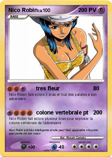 Pokemon Nico Robin