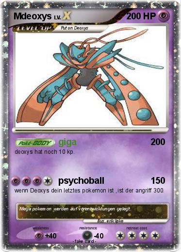 Pokemon Mdeoxys