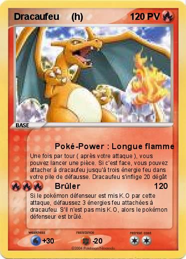Pokemon Dracaufeu     (h)