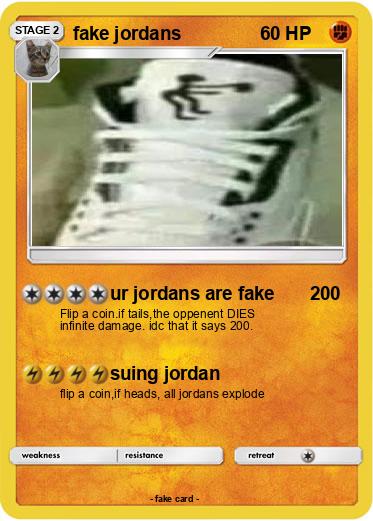 Pokemon fake jordans