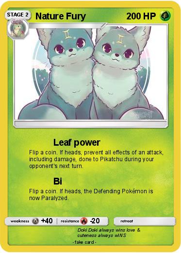 Pokemon Nature Fury