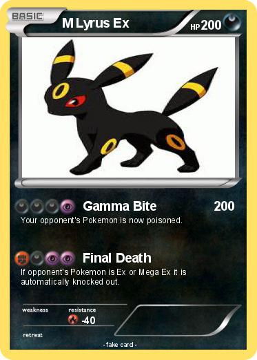 Pokemon M Lyrus Ex