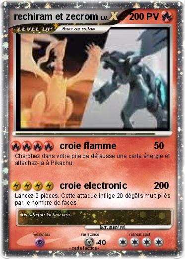 Pokemon rechiram et zecrom