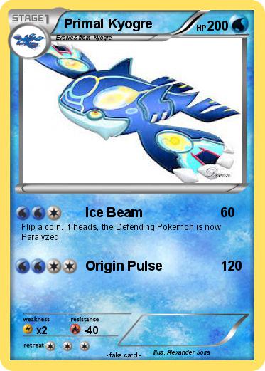 Pokemon Primal Kyogre