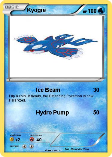 Pokemon Kyogre