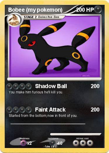 Pokemon Bobee (my pokemon)