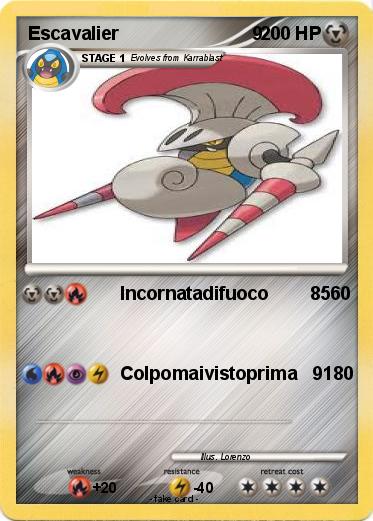 Pokemon Escavalier                          9