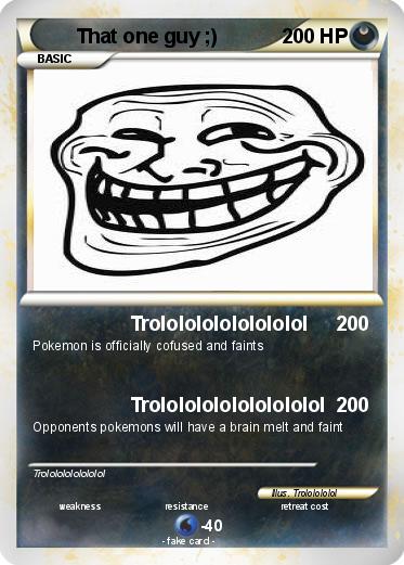 Pokemon That one guy ;)