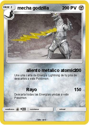 Pokemon mecha godzilla