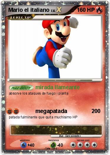 Pokemon Mario el italiano