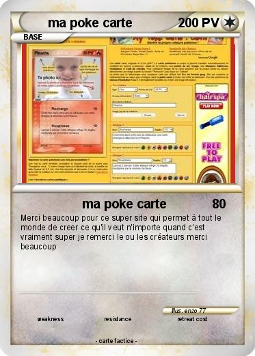 Pokemon ma poke carte