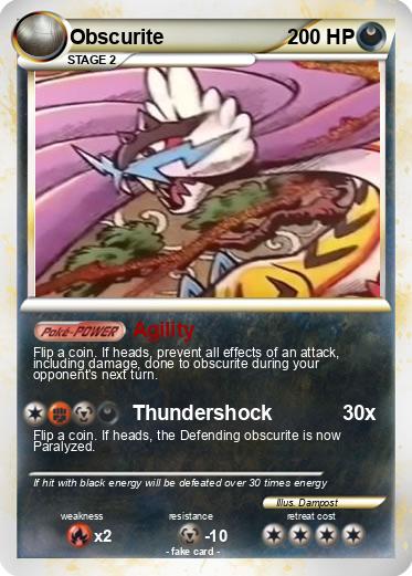 Pokemon Obscurite