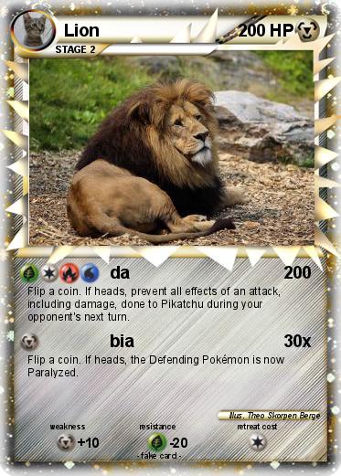 Pokemon Lion
