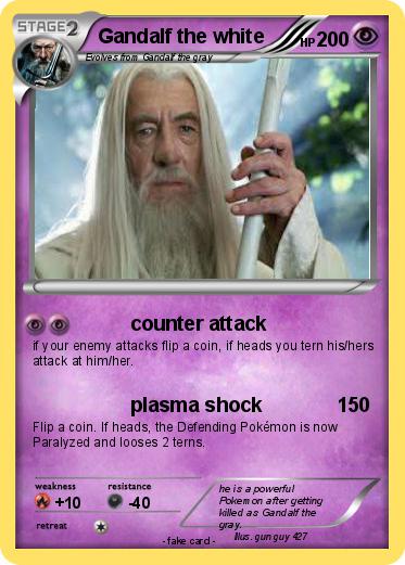 Pokemon Gandalf the white