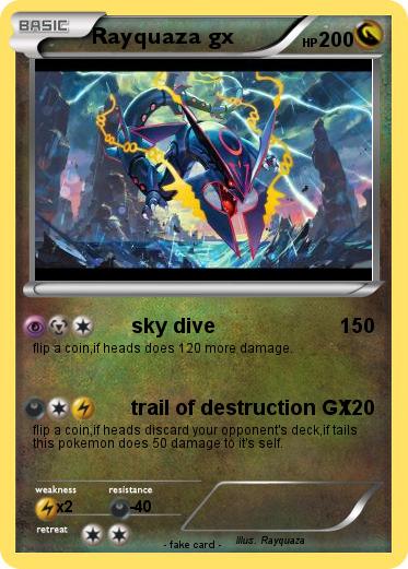 Pokemon Rayquaza gx